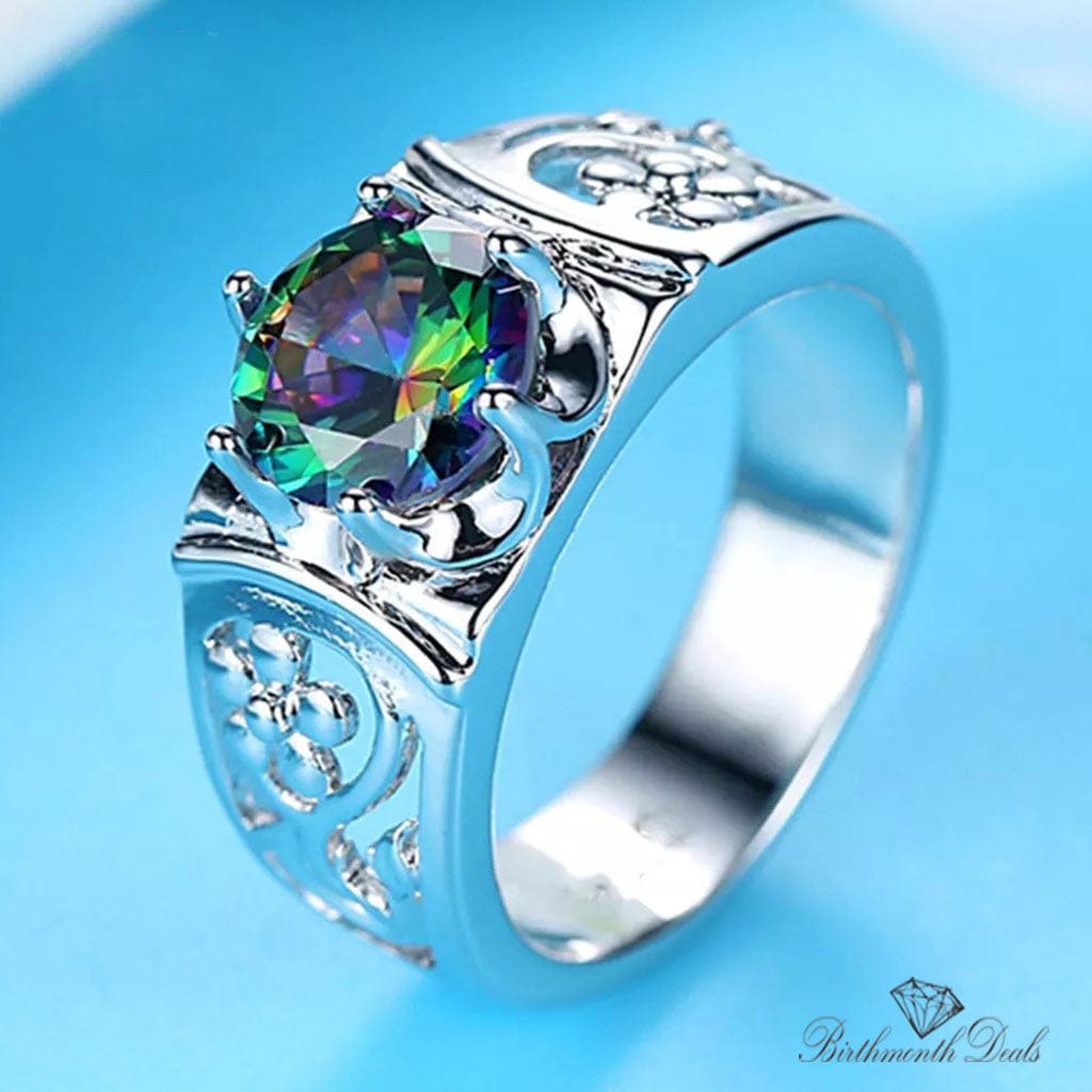 June Alexandrite Birthstone Ring - Birthmonth Deals