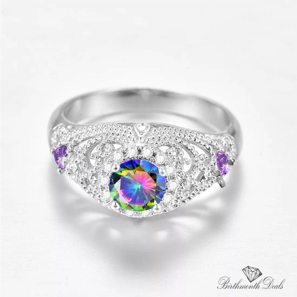 June Alexandrite Birthstone Ring - Birthmonth Deals