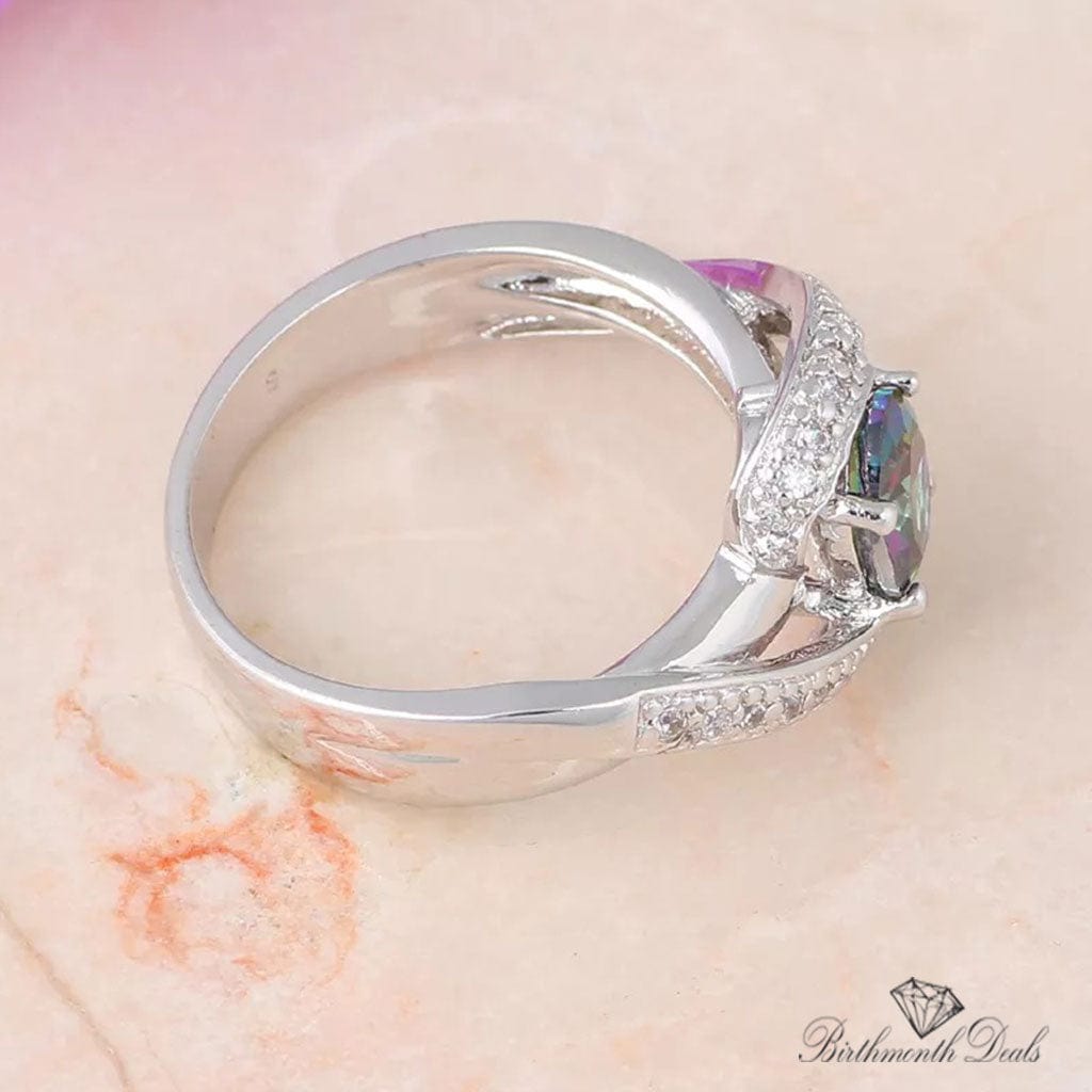 June Alexandrite Birthstone Ring - Birthmonth Deals