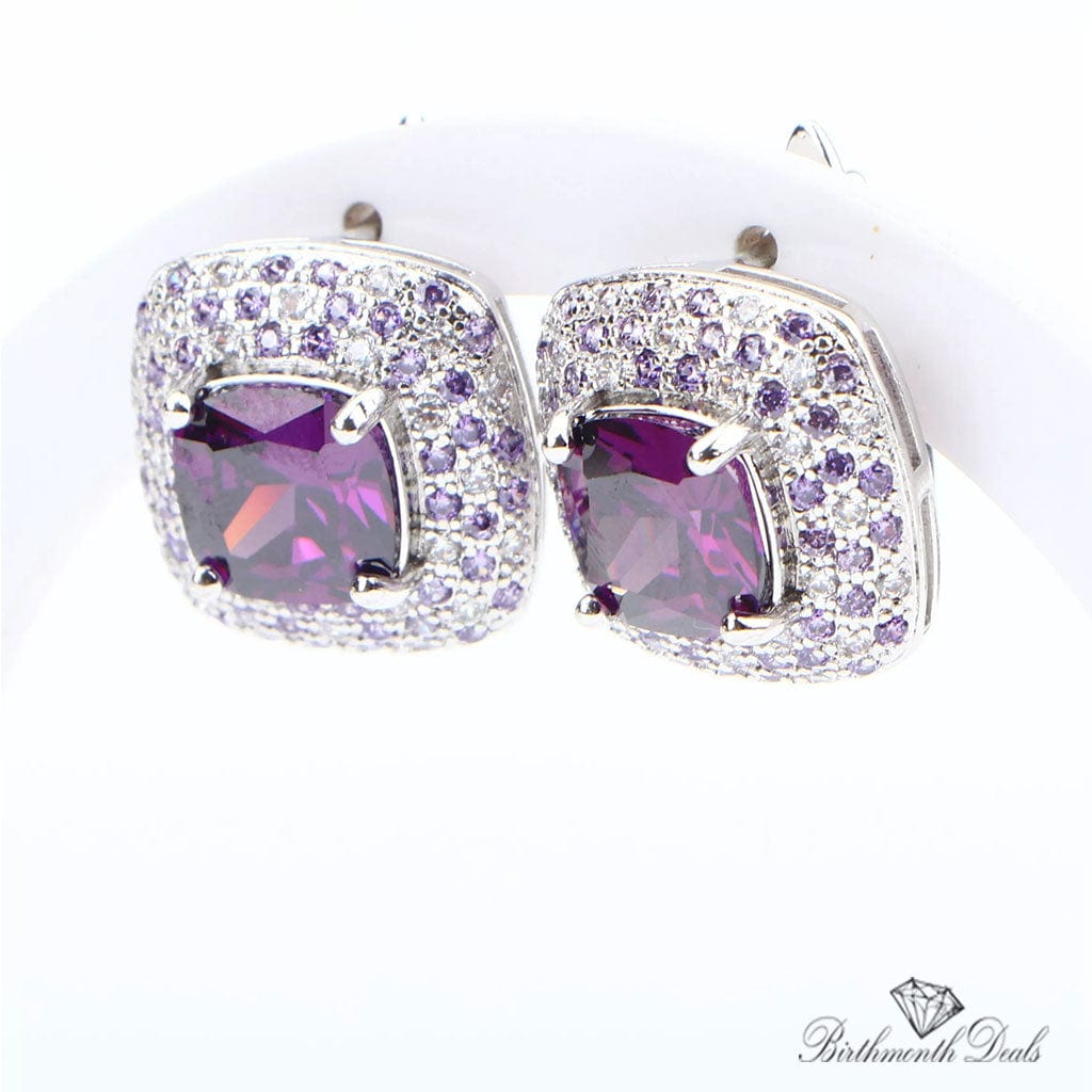 February Amethyst Birthstone Jewelry Set - Birthmonth Deals