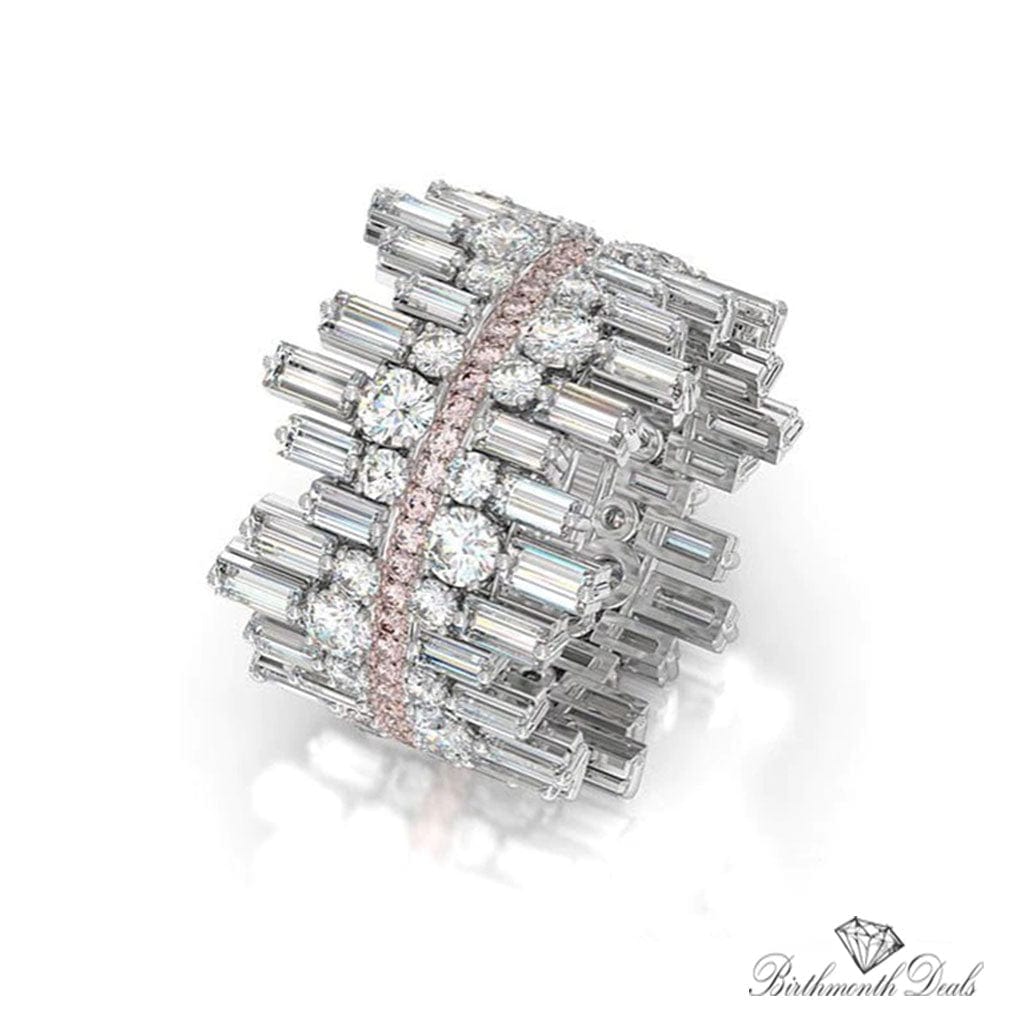 April Diamond Birthstone Ring - Birthmonth Deals