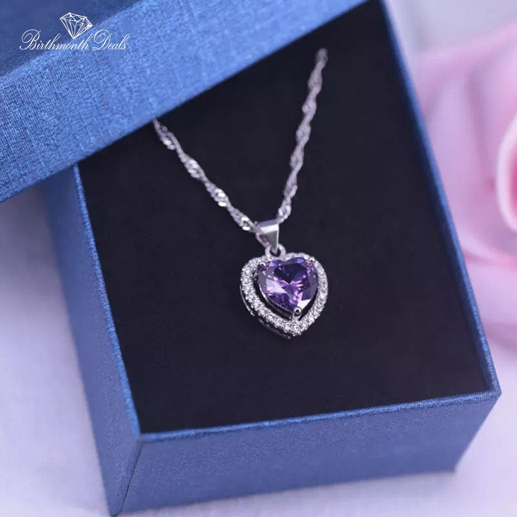 February Amethyst Birthstone Jewelry Set - Birthmonth Deals