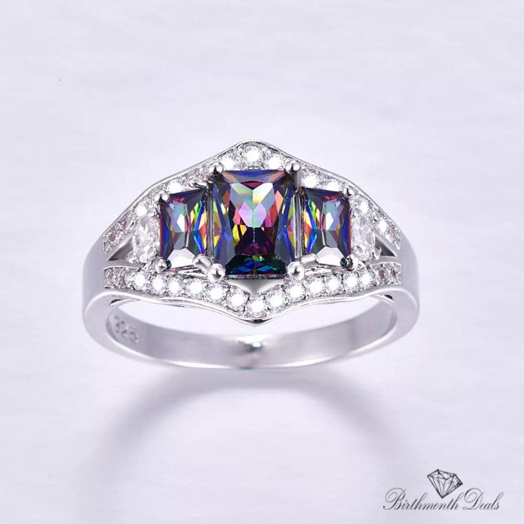June Alexandrite Birthstone Ring - Birthmonth Deals