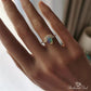 March Aquamarine Birthstone Ring - Birthmonth Deals