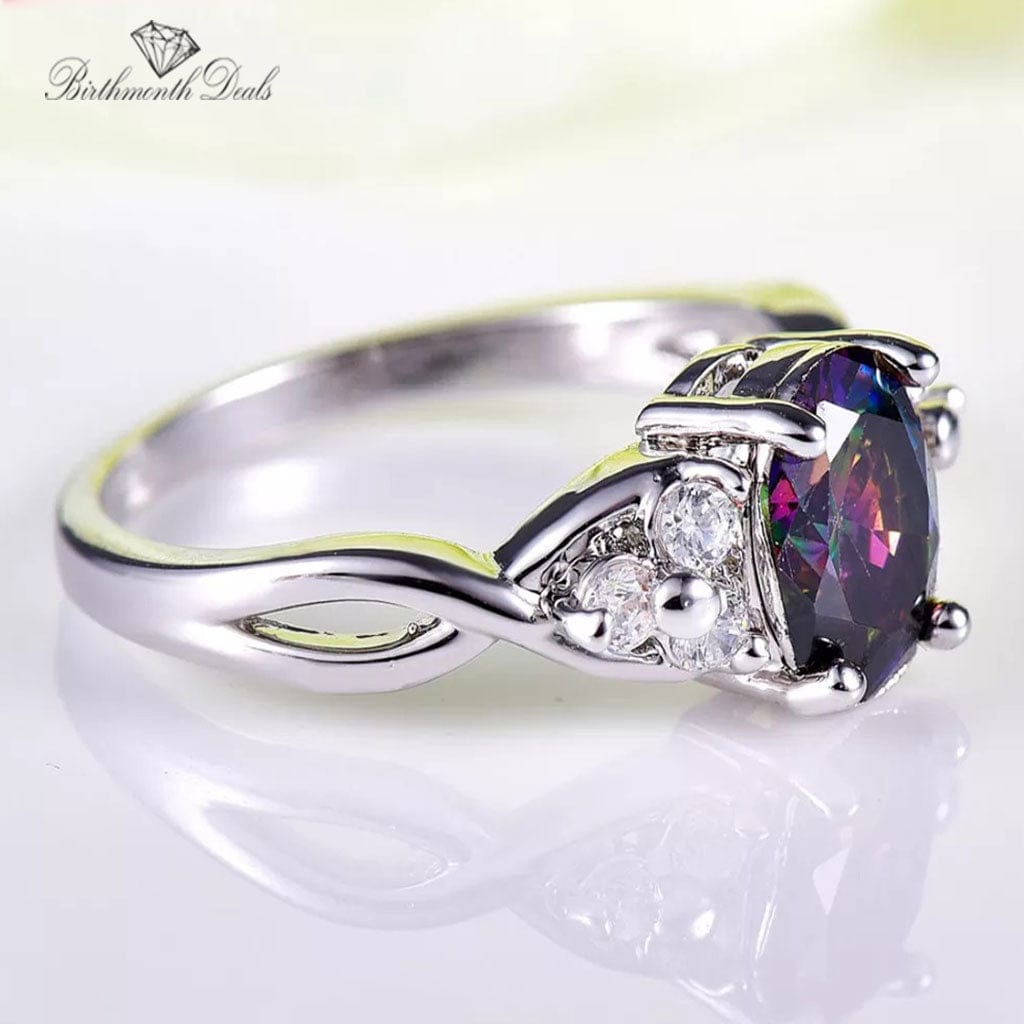 June Alexandrite Birthstone Ring - Birthmonth Deals