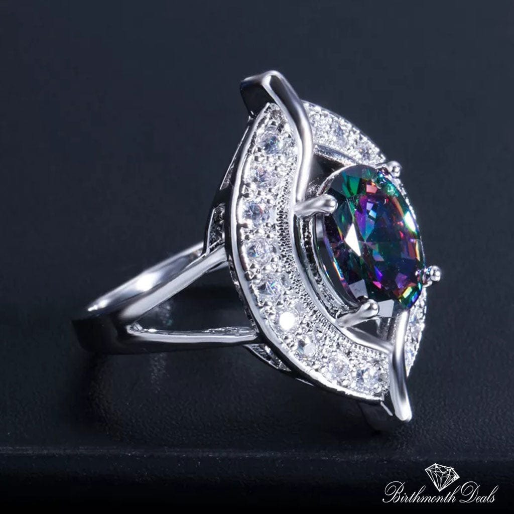 June Alexandrite Birthstone Ring - Birthmonth Deals