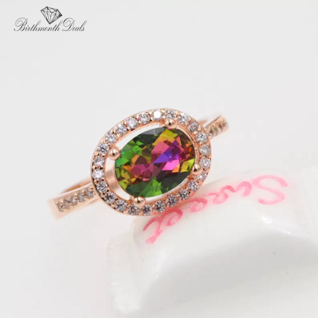 June Alexandrite Birthstone Ring - Birthmonth Deals