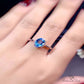 March Aquamarine Birthstone Ring - Birthmonth Deals