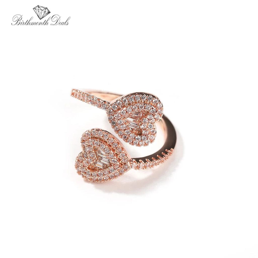 April Diamond Birthstone Ring - Birthmonth Deals