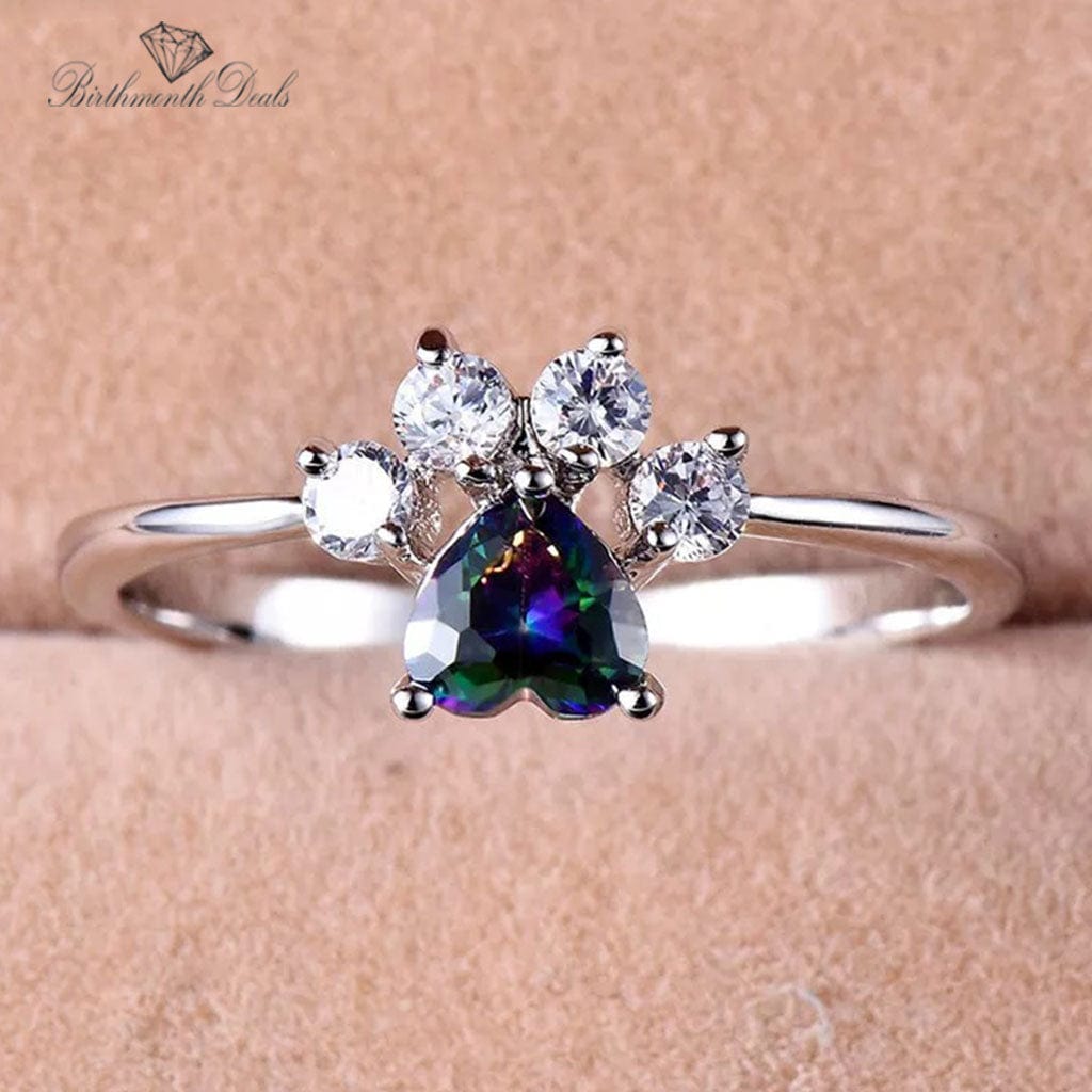 June Alexandrite Birthstone Ring - Birthmonth Deals