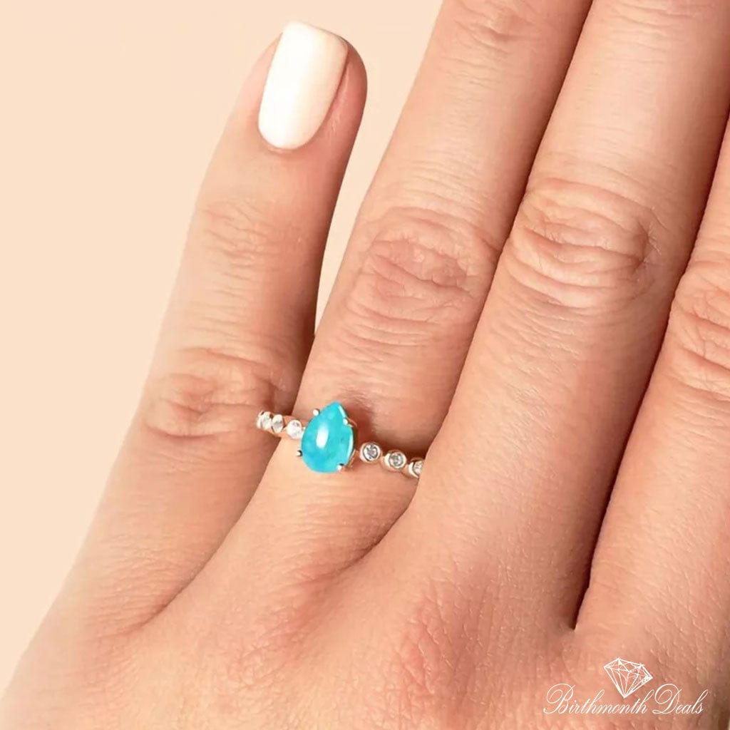 Gemstone Ring (December Turquoise) - Birthmonth Deals