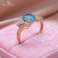 March Aquamarine Birthstone Ring - Birthmonth Deals