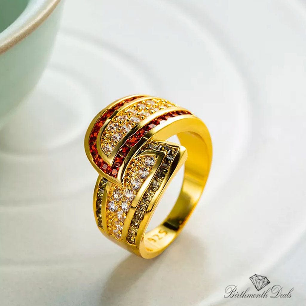 July Ruby Birthstone Ring - Birthmonth Deals