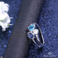 March Aquamarine Birthstone Ring - Birthmonth Deals