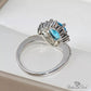 March Aquamarine Birthstone Ring - Birthmonth Deals