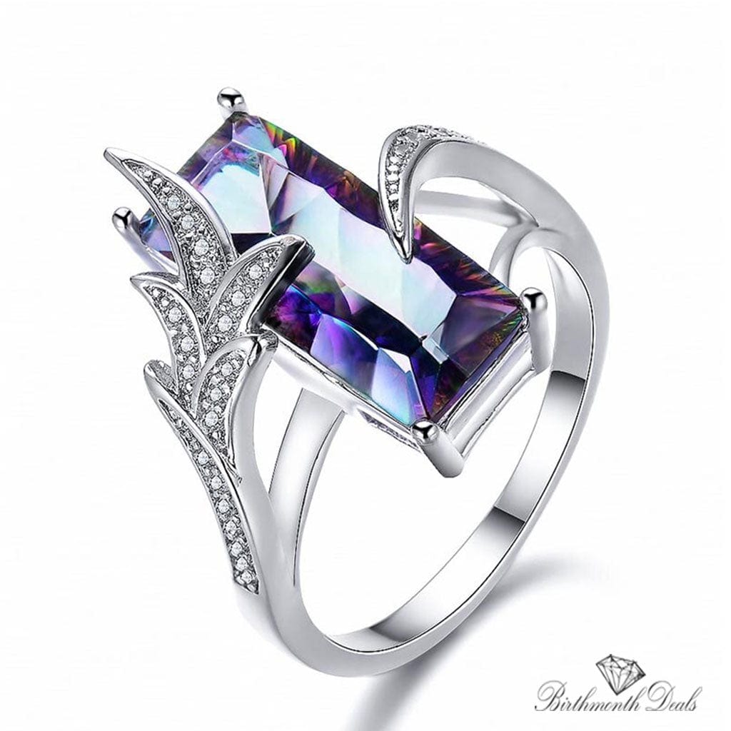 June Alexandrite Birthstone Ring - Birthmonth Deals