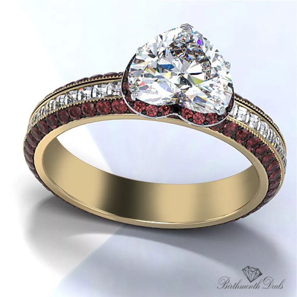 July Ruby Birthstone Ring - Birthmonth Deals