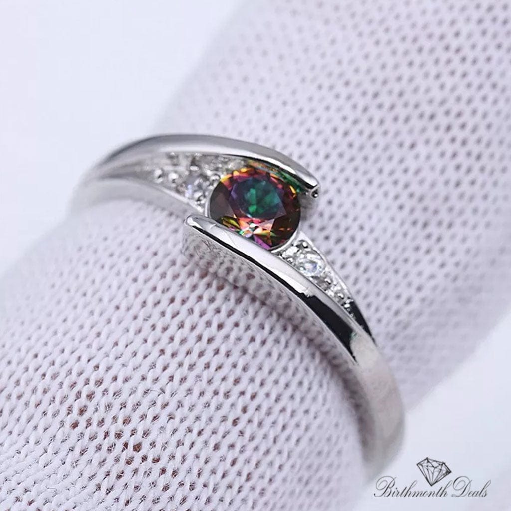 June Alexandrite Birthstone Ring - Birthmonth Deals