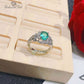 March Aquamarine Birthstone Ring - Birthmonth Deals