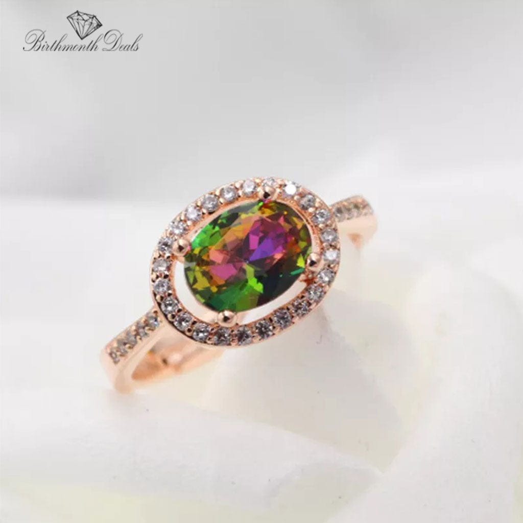 June Alexandrite Birthstone Ring - Birthmonth Deals