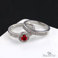 July Ruby Birthstone Stacking Ring - Birthmonth Deals