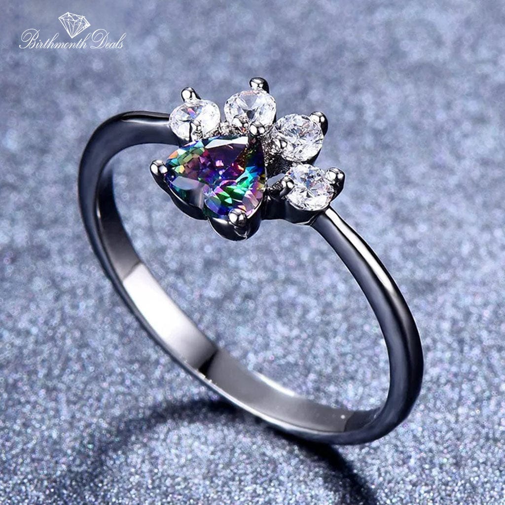 June Alexandrite Birthstone Ring - Birthmonth Deals