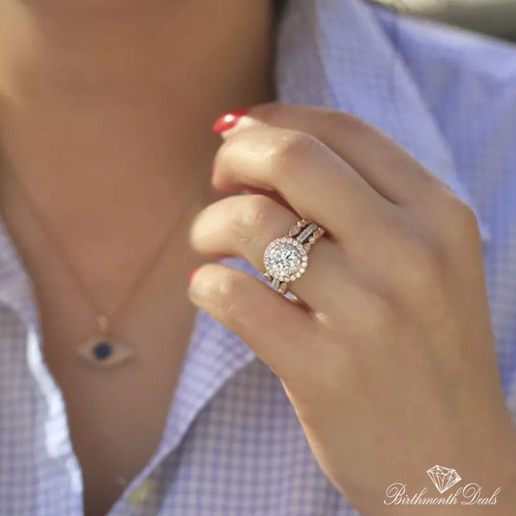 April Diamond Birthstone Ring - Birthmonth Deals