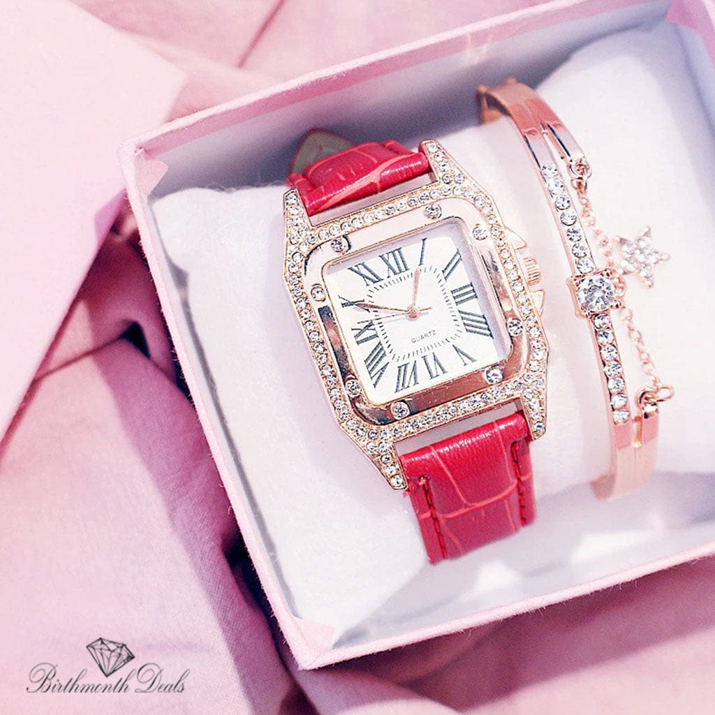 April Diamond Birthstone Watch - Birthmonth Deals