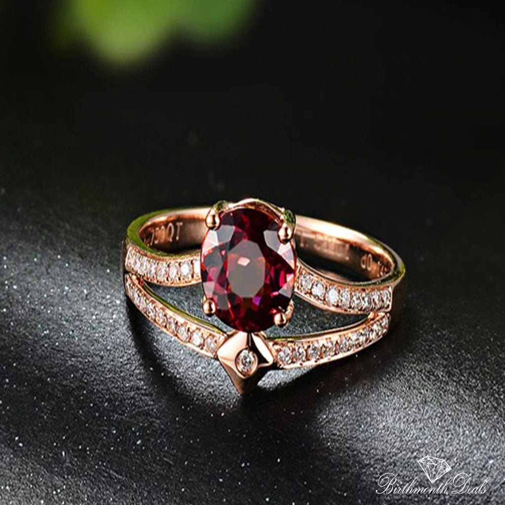 July Ruby Birthstone Ring - Birthmonth Deals