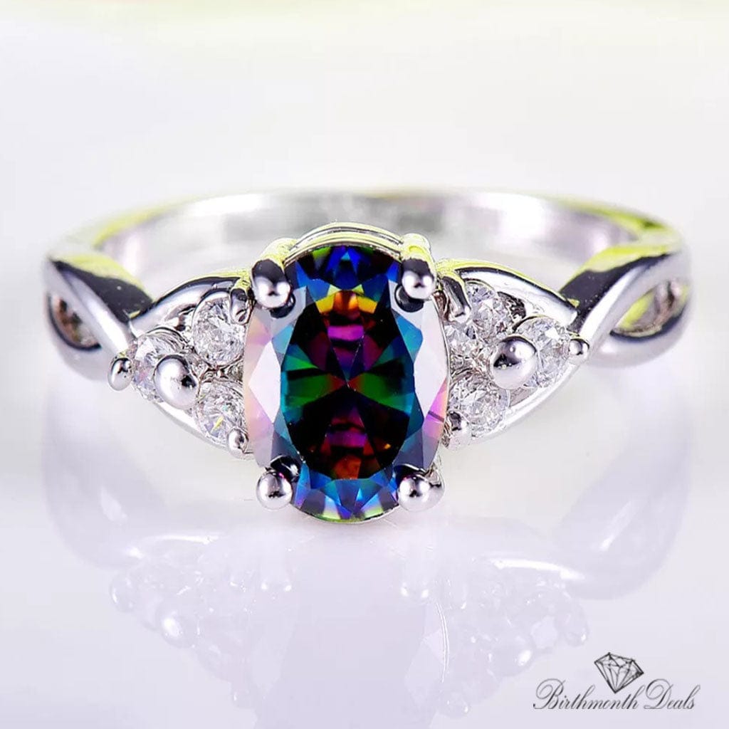 June Alexandrite Birthstone Ring - Birthmonth Deals