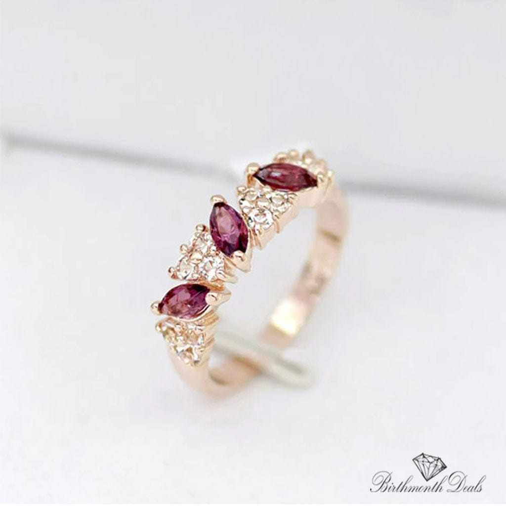 July Ruby Birthstone Ring - Birthmonth Deals