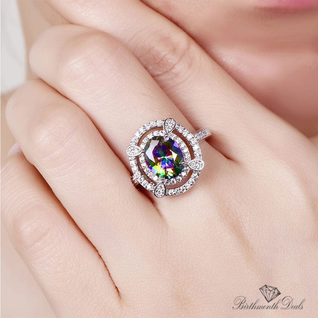 June Alexandrite Birthstone Ring - Birthmonth Deals