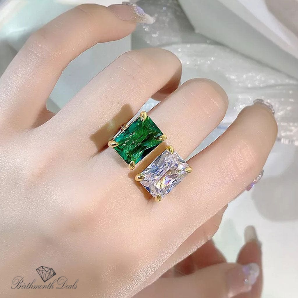 May Emerald Birthstone Ring - Birthmonth Deals