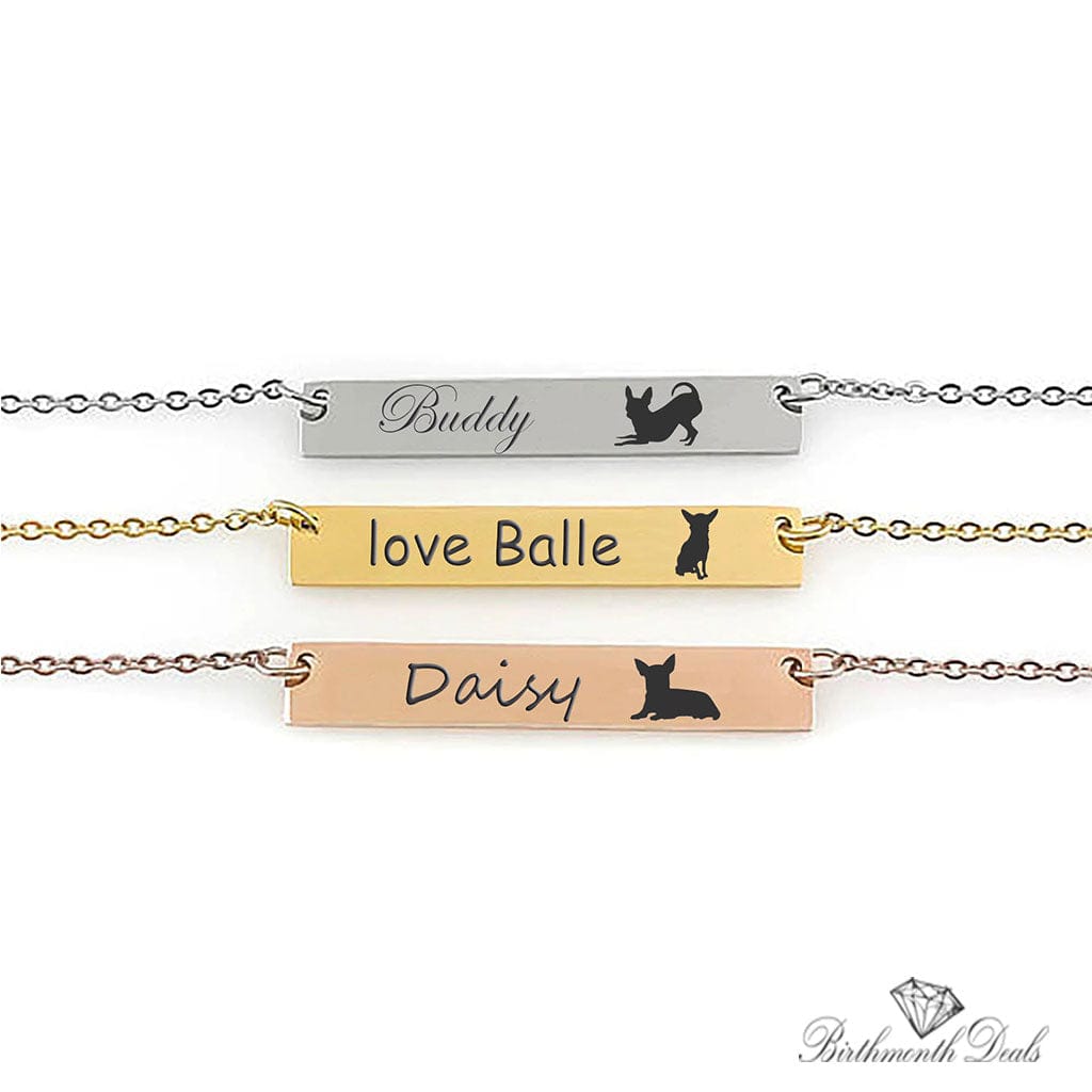 Personalize Pet Necklace - Birthmonth Deals