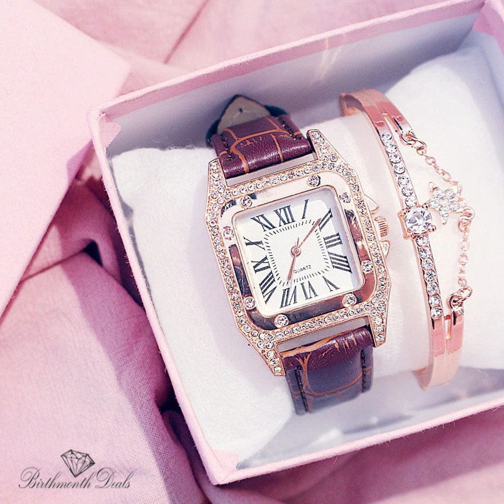 April Diamond Birthstone Watch - Birthmonth Deals