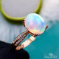 October Opal Birthstone Ring - Birthmonth Deals