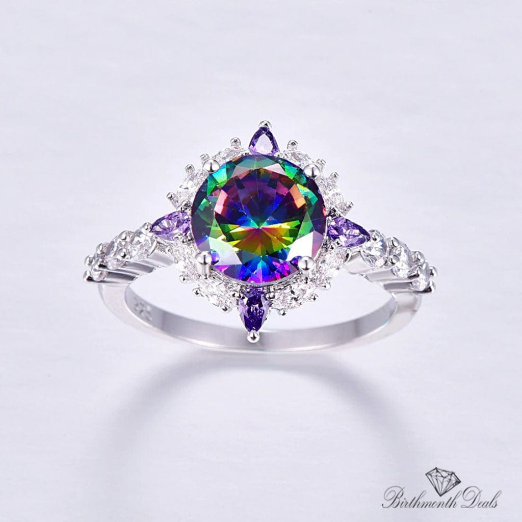 June Alexandrite Birthstone Ring - Birthmonth Deals