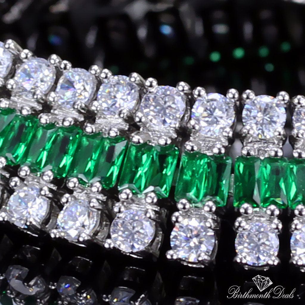 May Emerald Birthstone Bracelet - Birthmonth Deals