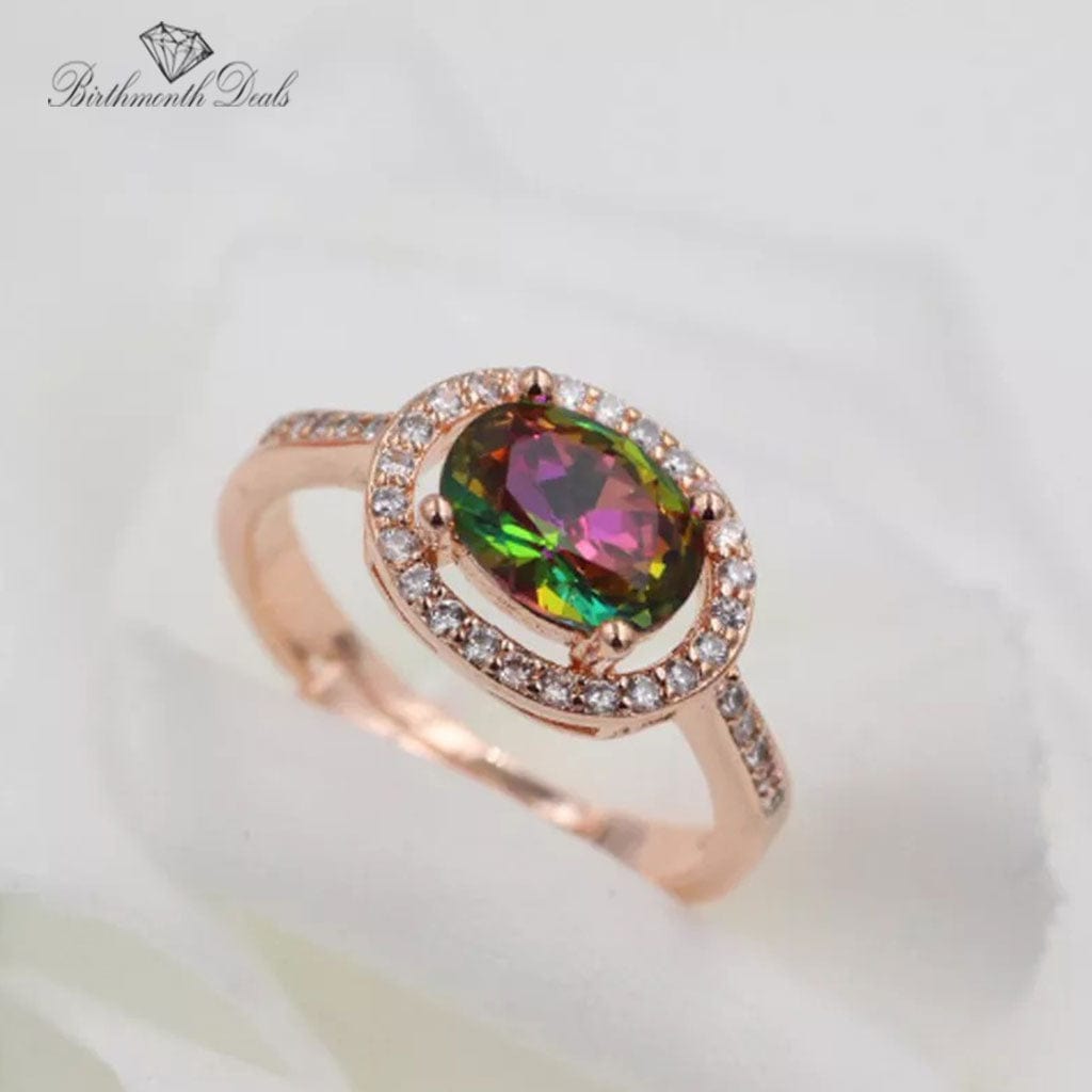 June Alexandrite Birthstone Ring - Birthmonth Deals