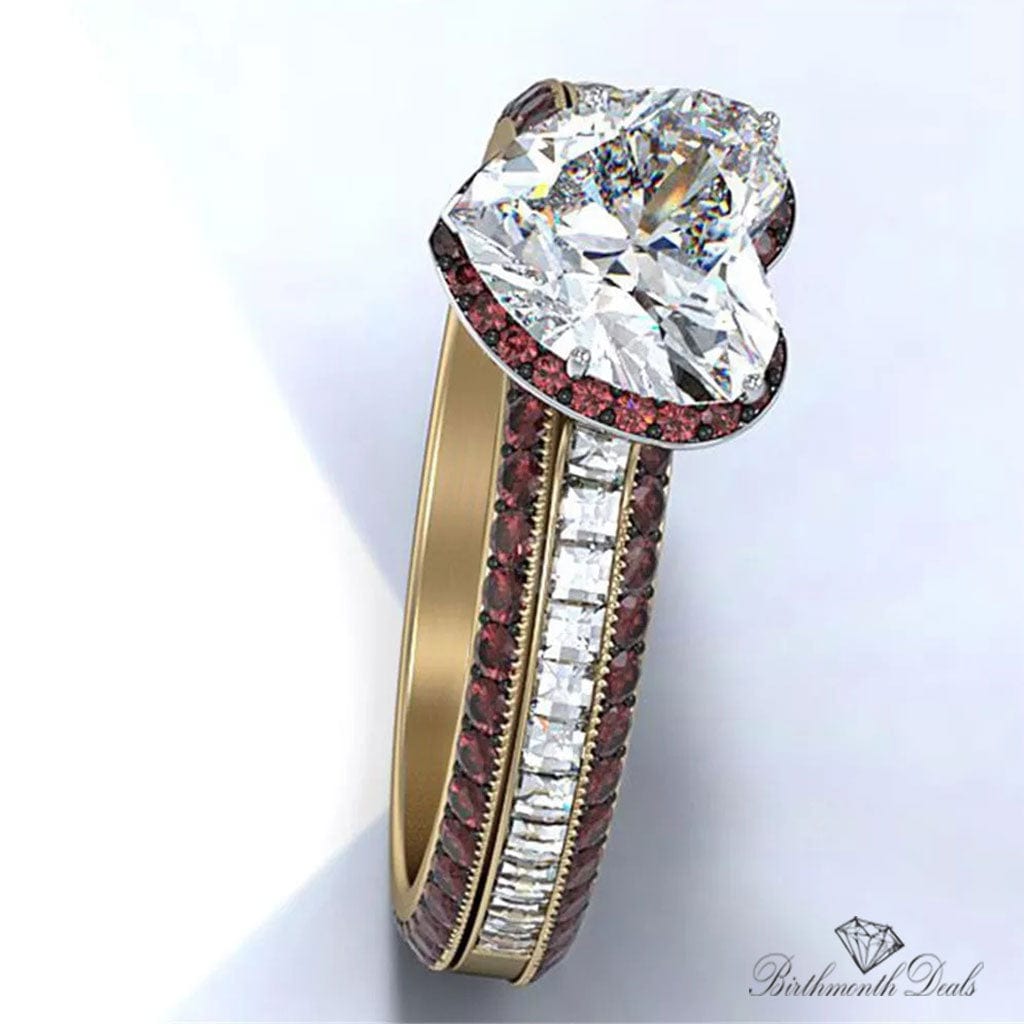 July Ruby Birthstone Ring - Birthmonth Deals