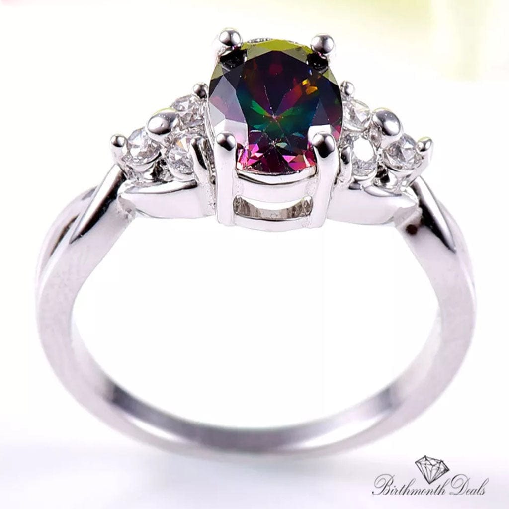 June Alexandrite Birthstone Ring - Birthmonth Deals