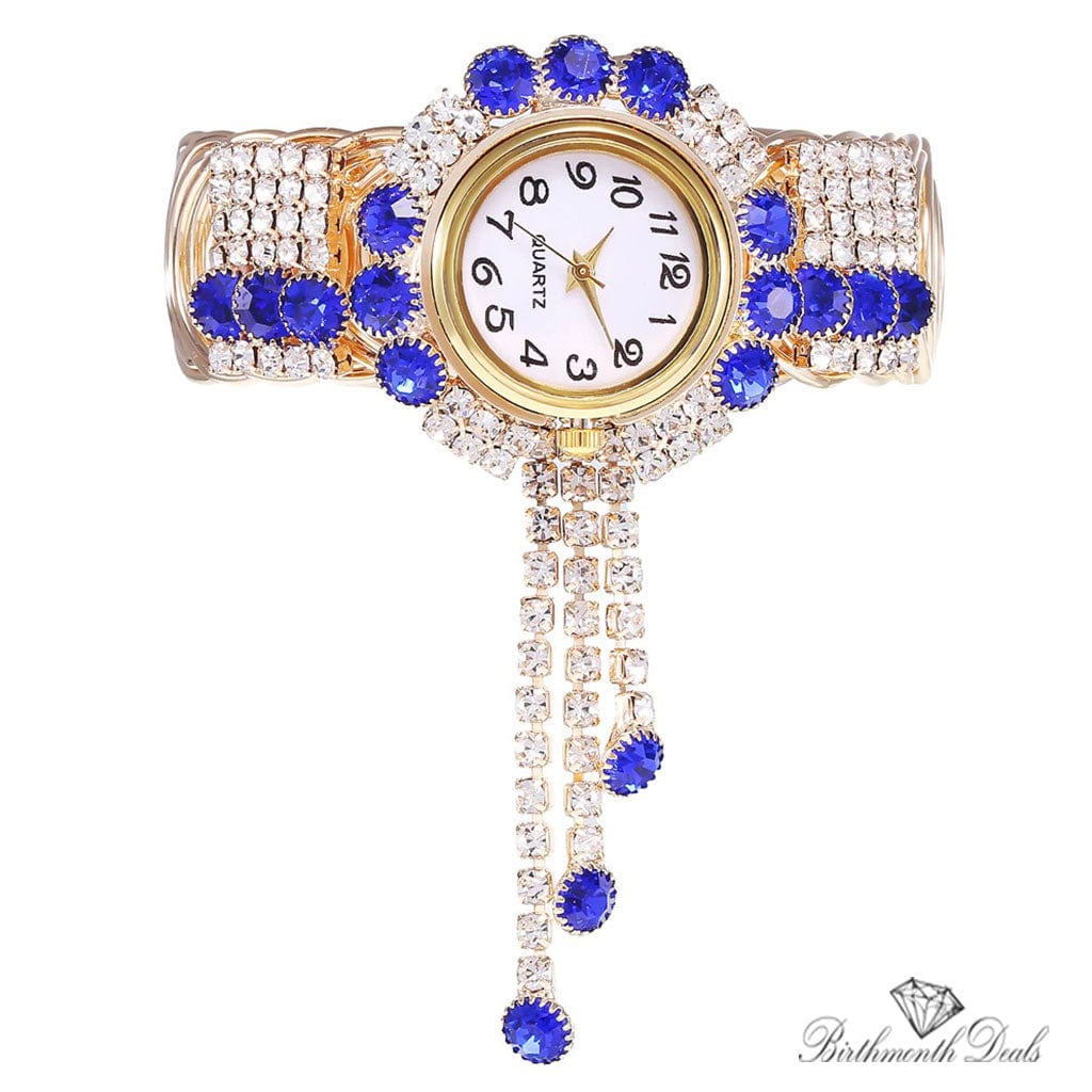 September Sapphire Birthstone Watch - Birthmonth Deals