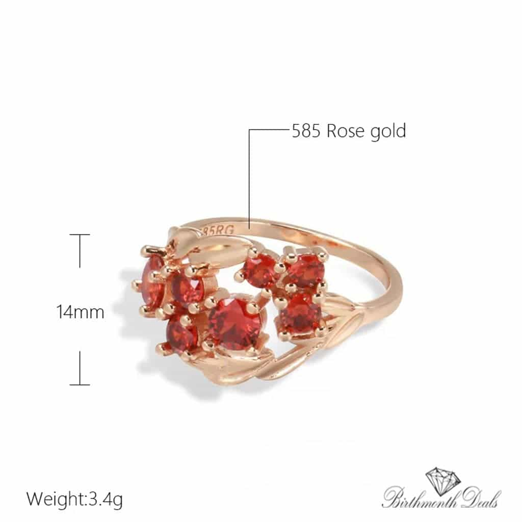 July Ruby Birthstone Ring - Birthmonth Deals