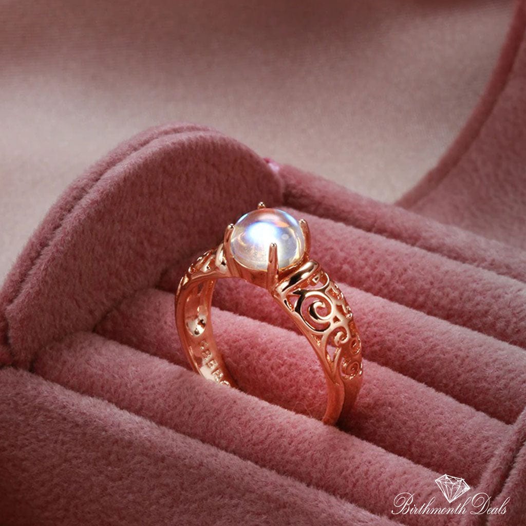 June Moonstone Ring - Birthmonth Deals