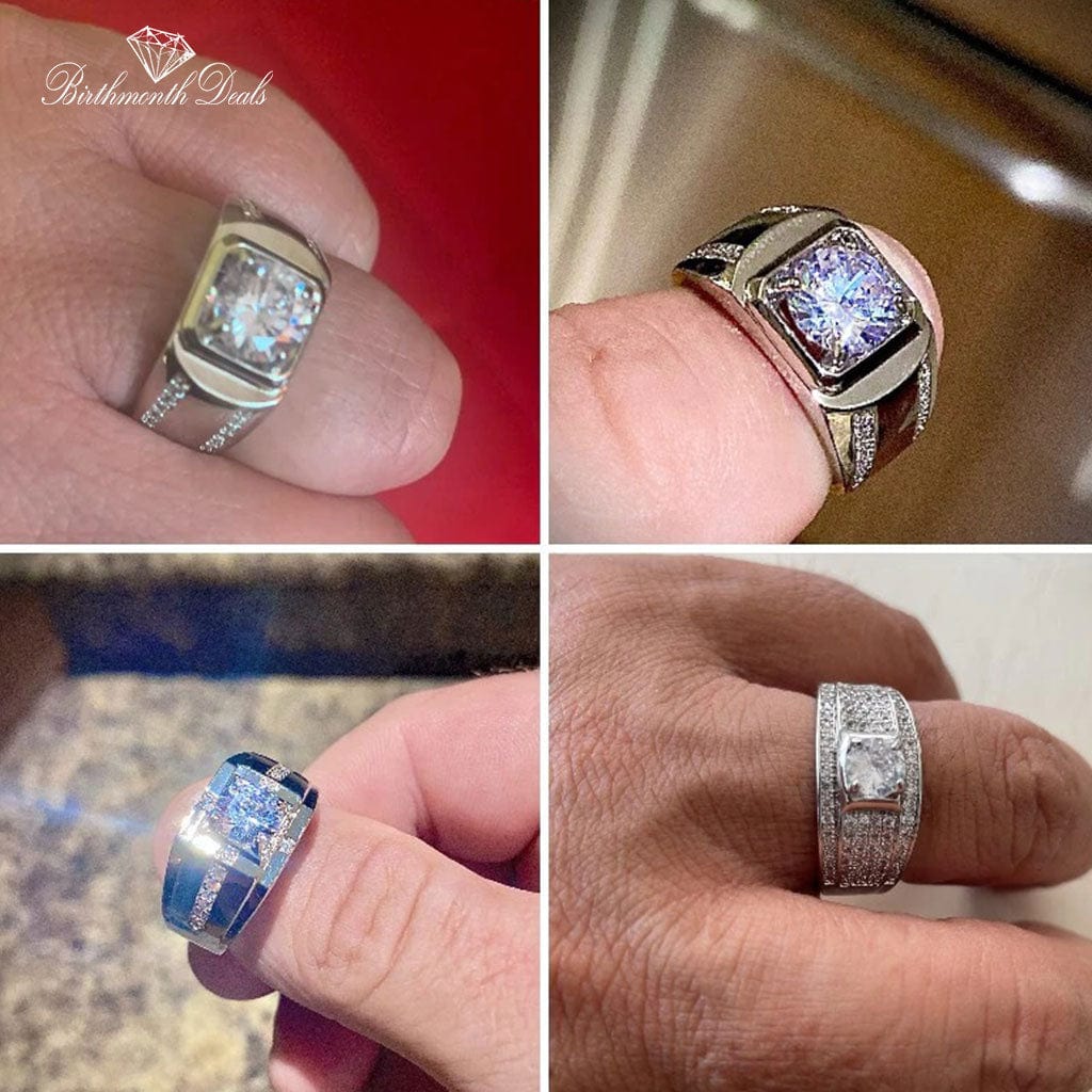 June Alexandrite Birthstone Ring - Birthmonth Deals