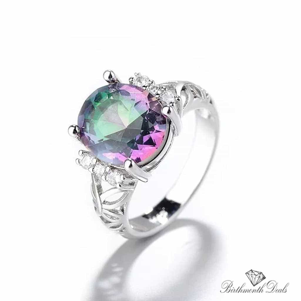 June Alexandrite Birthstone Ring - Birthmonth Deals