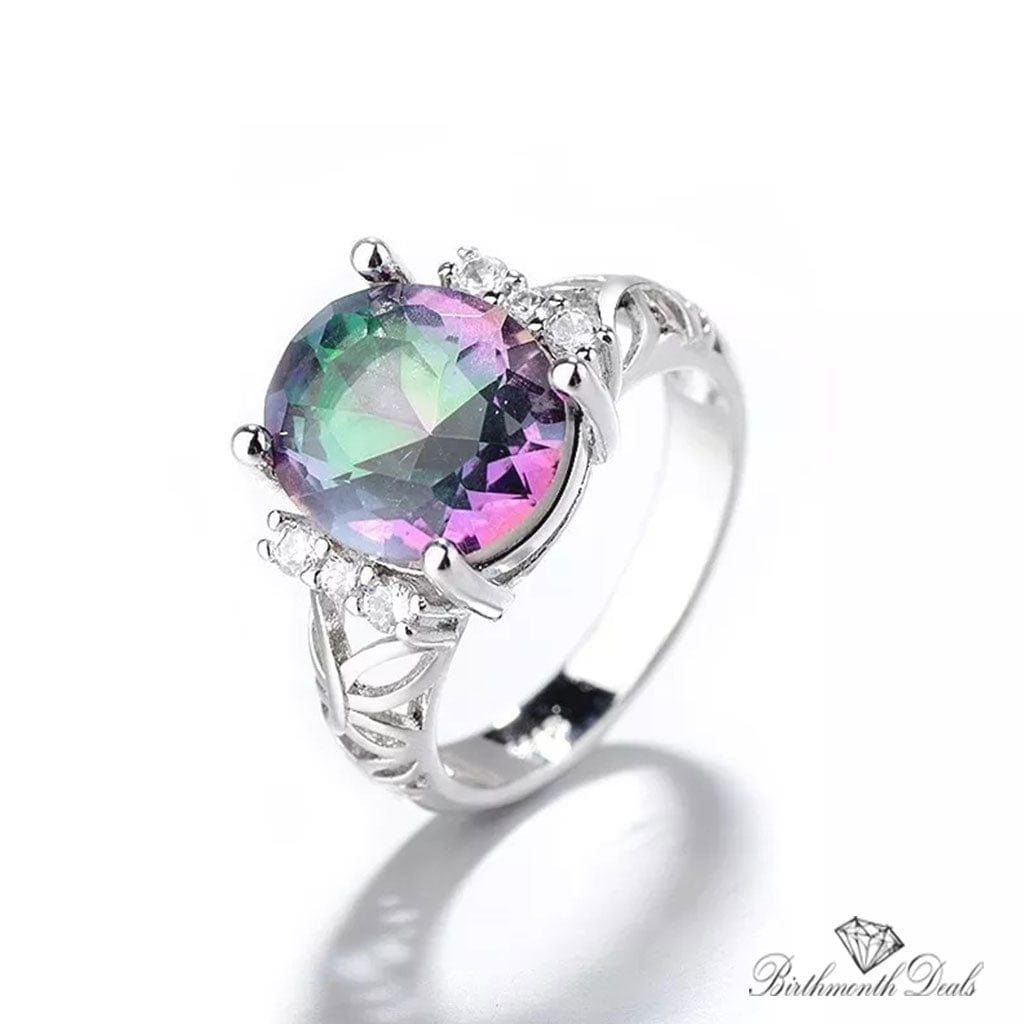 June Alexandrite Birthstone Ring - Birthmonth Deals