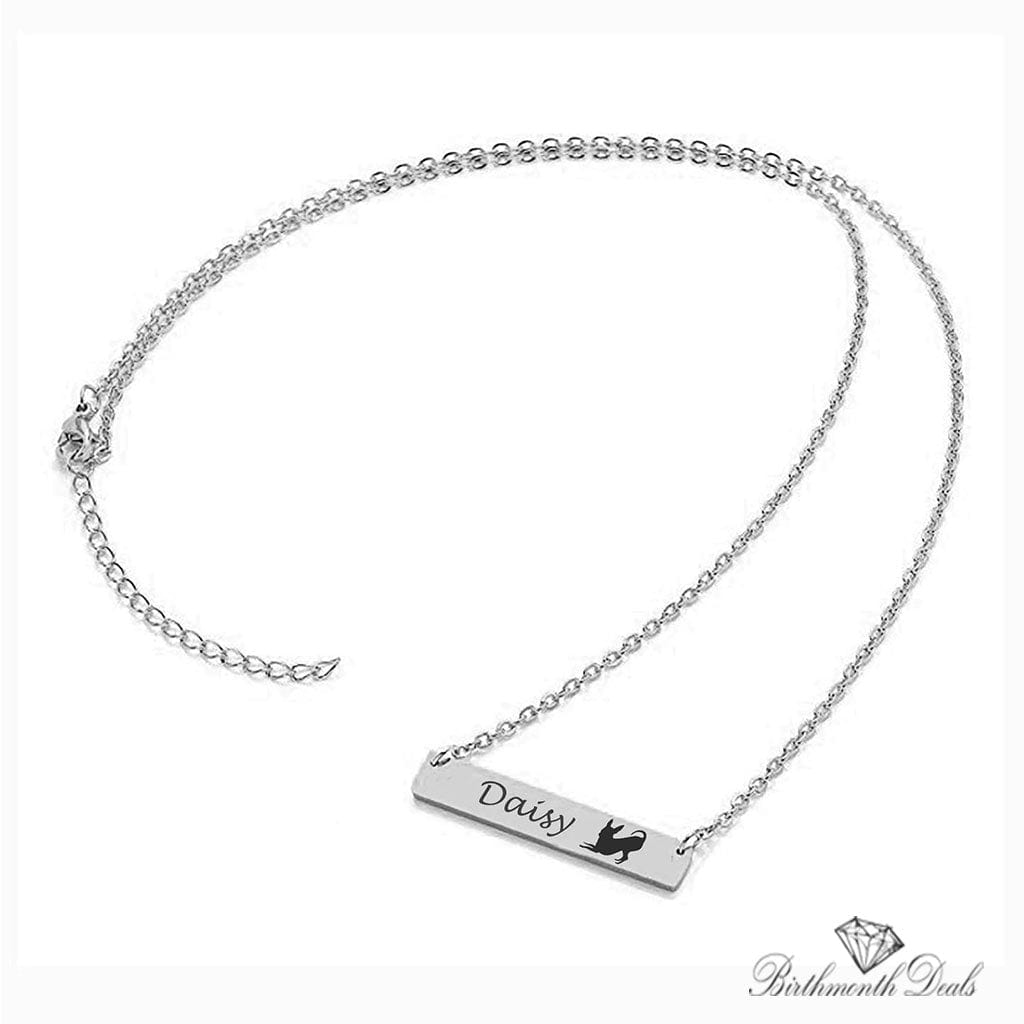 Personalize Pet Necklace - Birthmonth Deals