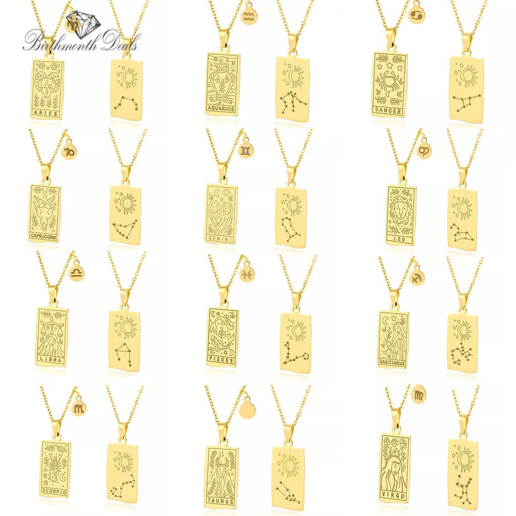 Zodiac Necklace - Birthmonth Deals
