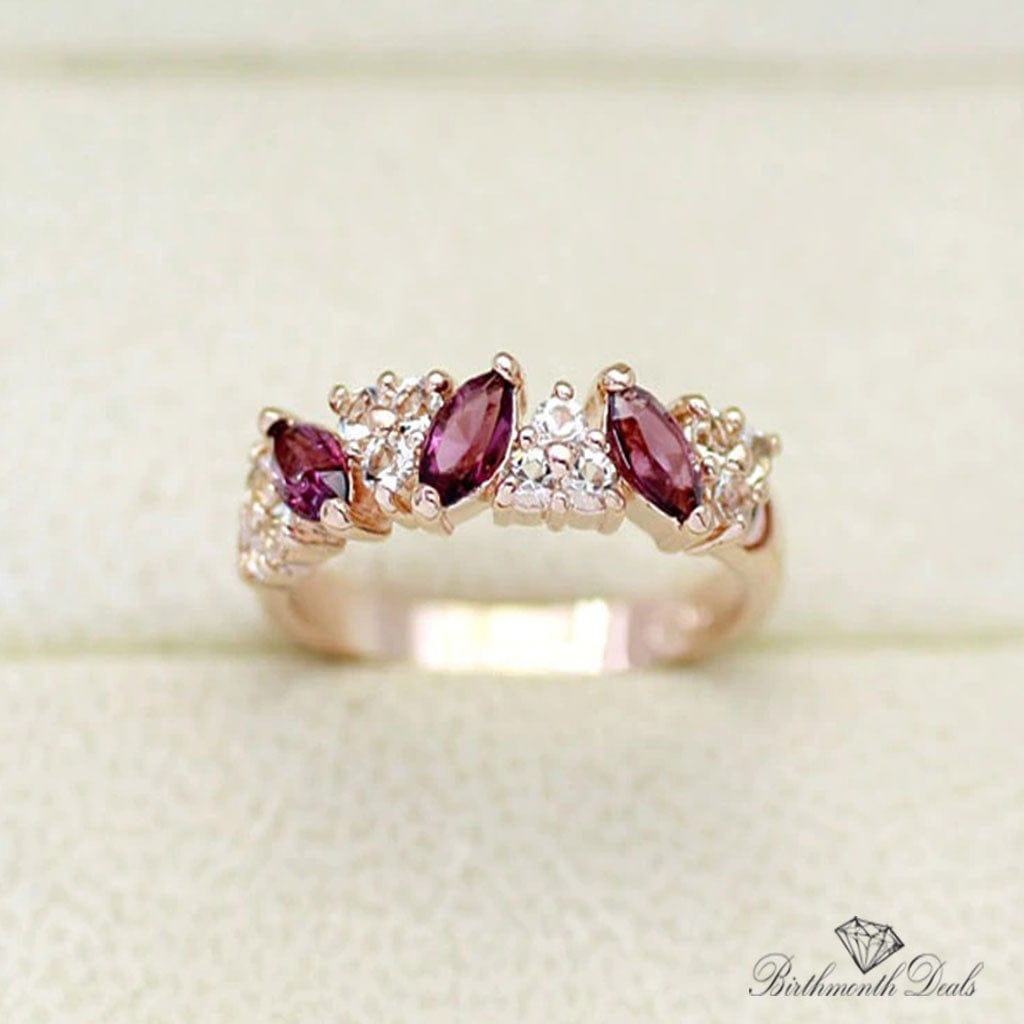 July Ruby Birthstone Ring - Birthmonth Deals